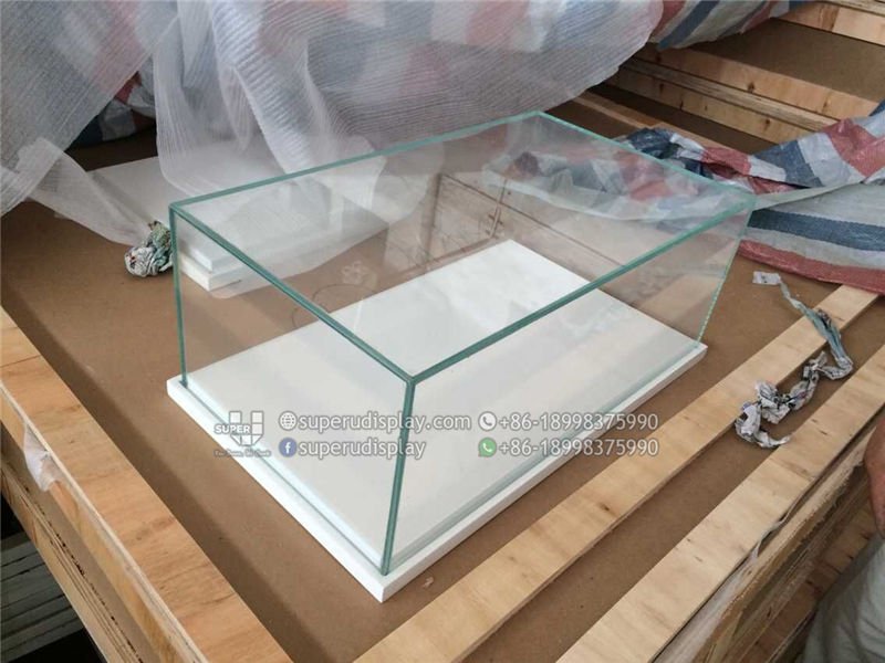Custom High Tempered Glass Countertop Mobile Cell Phone Display Case