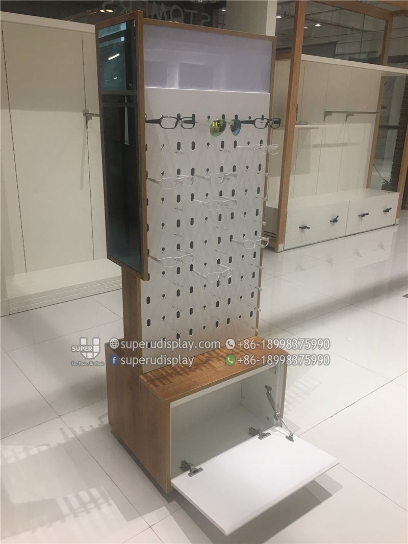 rotating eyeglass display rack