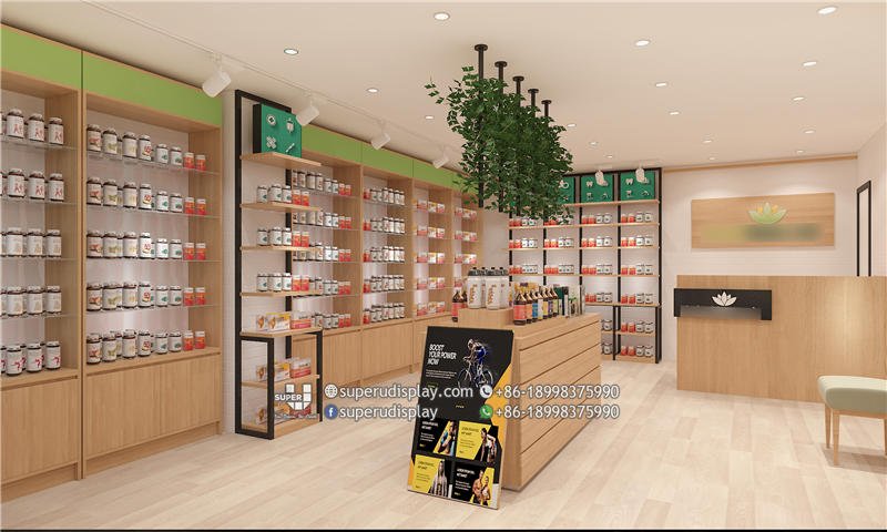 Natural Health Store Interior Design