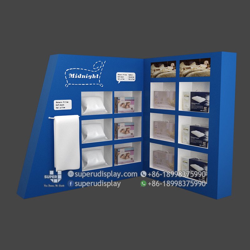 Custom Wall Mount Cushion Pillowcases Pillow Shelf for Retail