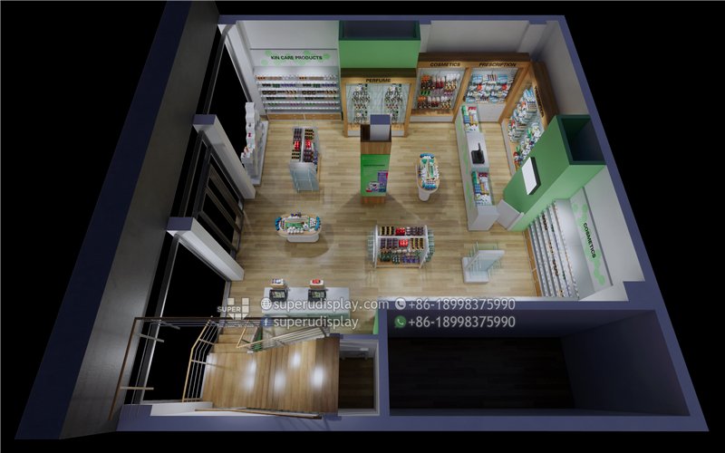Bepharm Retail Pharmacy Shop Interior Design