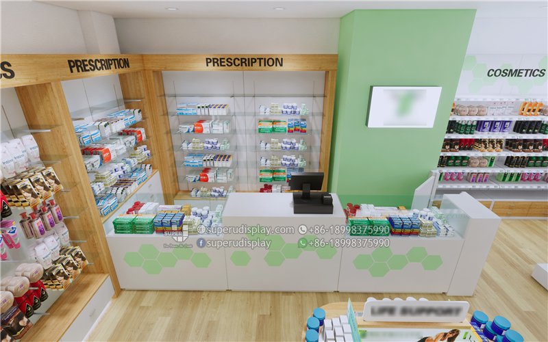 Bepharm Retail Pharmacy Shop Interior Design