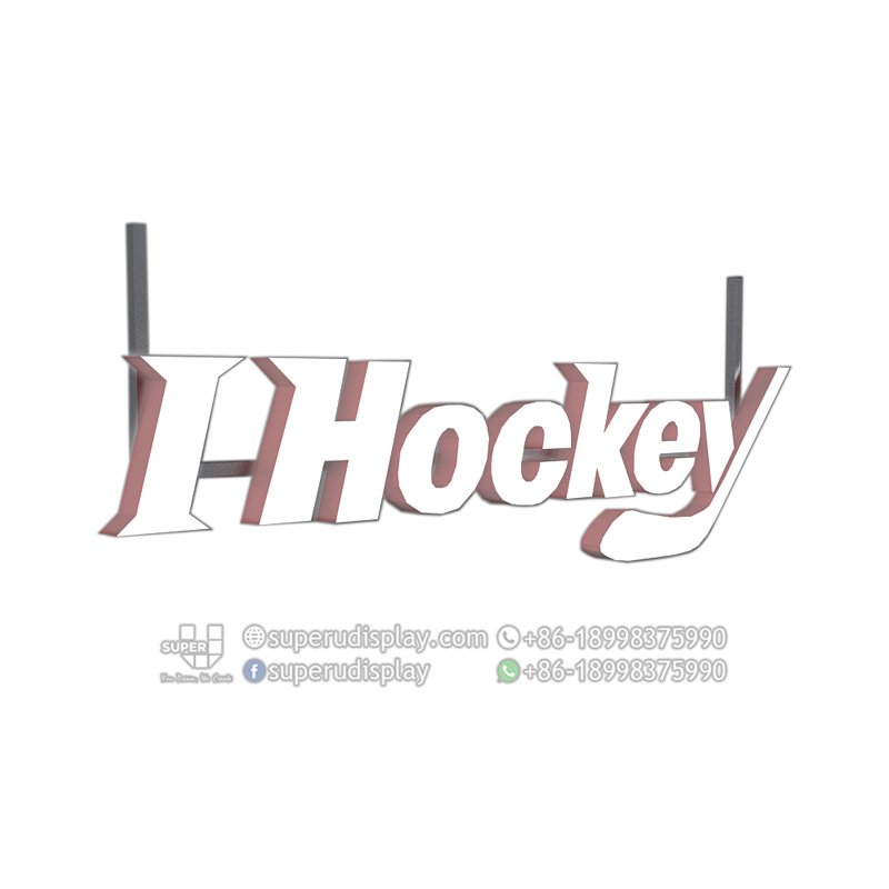 Custom Ice Hockey Store Logo Signage for Retail Shop, Store Display