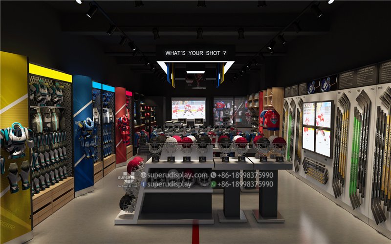 IHockey Ice Hockey Shop Interior Design & Store Fixtures Manufacturing