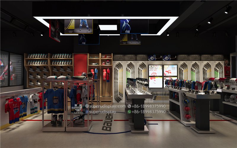 IHockey Ice Hockey Shop Interior Design & Store Fixtures Manufacturing