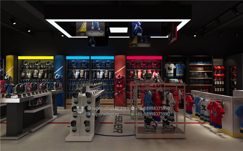 IHockey Ice Hockey Shop Interior Design &amp; Store Fixtures 
