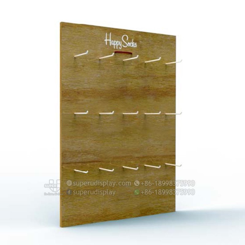 Custom Countertop Two Side Socks Display Rack For Retail Shop