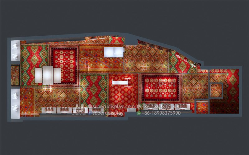 desigual interior fixture boutique plans floor manufacturing