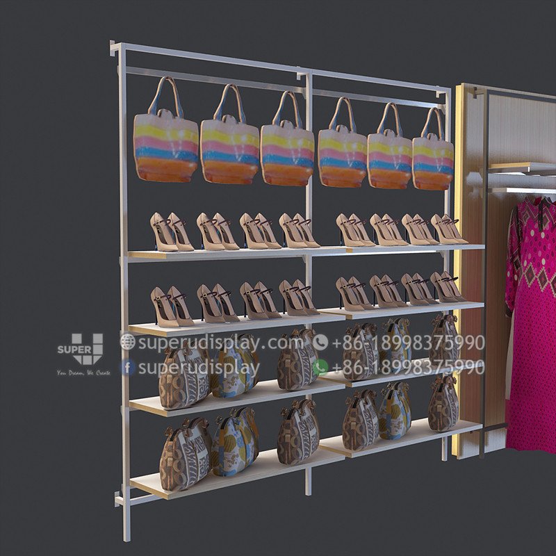 Custom Retail Wall Display Stand Rack for Ladies Clothing for Retail