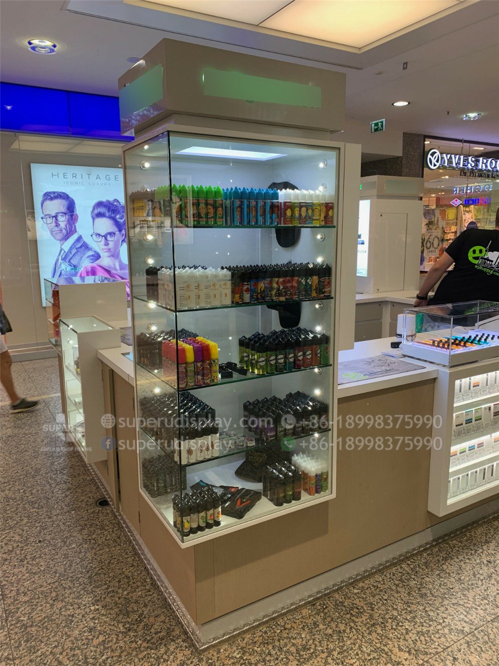 ECigarette Vaping Shop Kiosk Design & Manufacturing Project