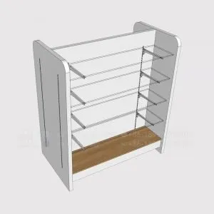 Floorstanding Pharmacy Racks Shelf