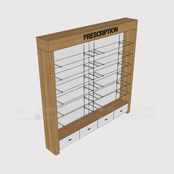 Glass Wall Stand Pharmacy Shelving - Image 3