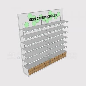Retail Wall Pharmacy Shelving Systems