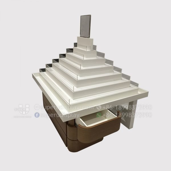 Clutch Bag Riser Wallet Display Case Rack with Drawer