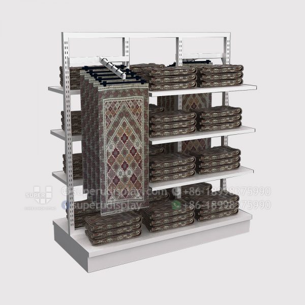 Commercial Floor Stand Rug Carpet Sample Display Rack Stand