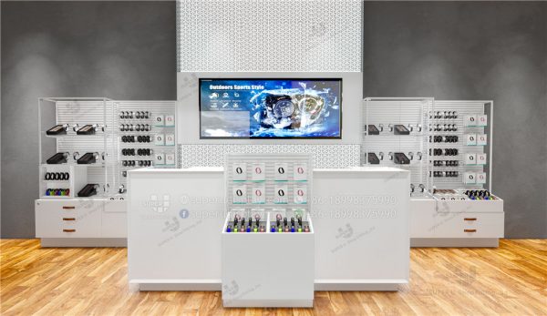Electronics Store Mobile Phone Shop Counter & Cashier - Image 2