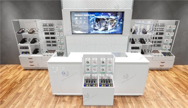 Electronics Store Mobile Phone Shop Counter & Cashier - Image 3