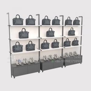 Industrial Pipe Purse Hanger Display Concept – Fixtures Close Up