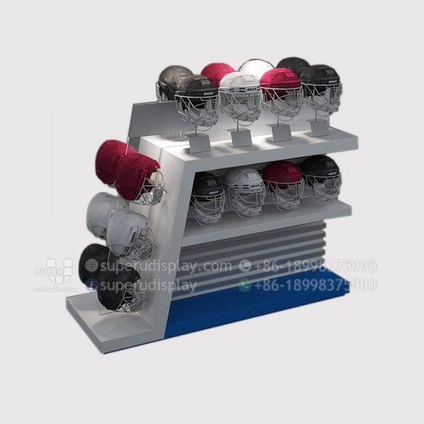 Floor Ice Hockey Helmet Display Stand