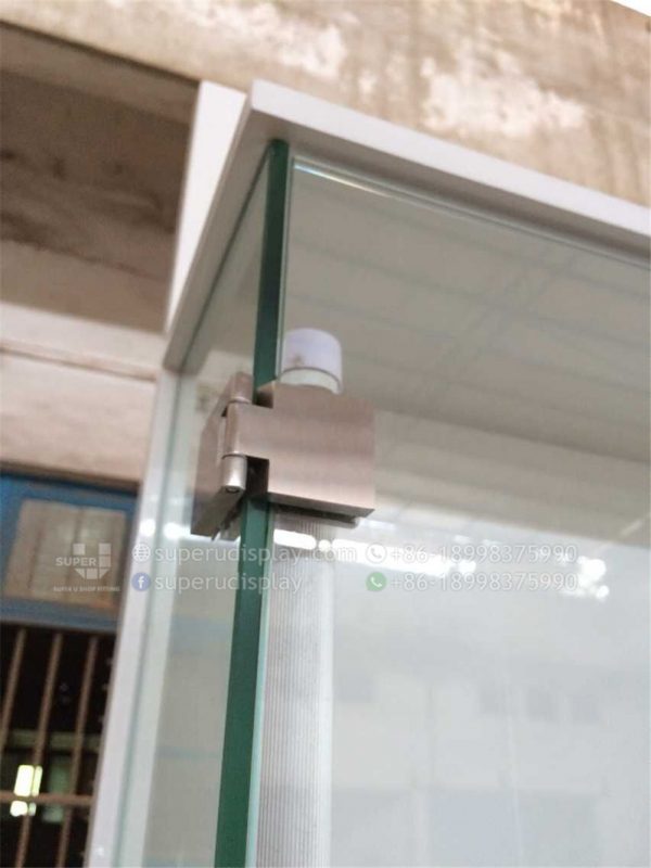 Floor Stand Glass Mobile Phone Display Showcase with Security Locks - Image 3