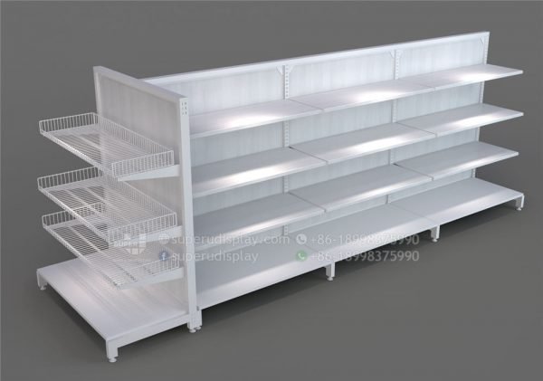 Floor Stand Supermarket Kitchenware and Table Ware Display Shelf Gondola Showcase - Image 2