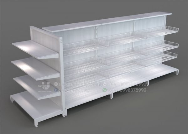 Floor Stand Supermarket Kitchenware and Table Ware Display Shelf Gondola Showcase - Image 3