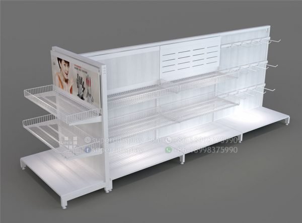 Floor Stand Supermarket Kitchenware and Table Ware Display Shelf Gondola Showcase - Image 4