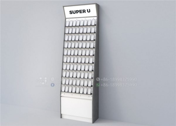 Floor Standing Wall Mobile Phone Accessories Display Stand Shelf with Magnetic Signs - Image 3