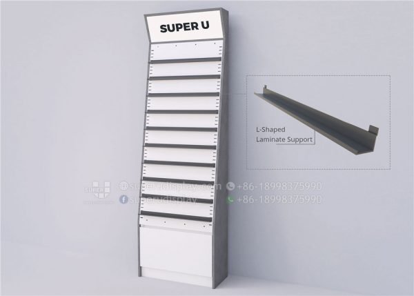 Floor Standing Wall Mobile Phone Accessories Display Stand Shelf with Magnetic Signs - Image 4