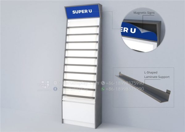 Floor Standing Wall Mount Cell Phone Case Display Rack with Backlit Display - Image 4
