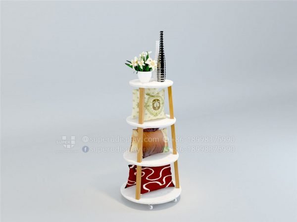 Free Standing Boutique POS Pillowcases Cushion Pillow Tower Display Rack - Image 3
