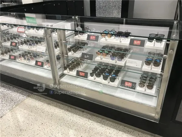 Glass Sunglasses Optical Shop Display Counter Cabinet - Image 3