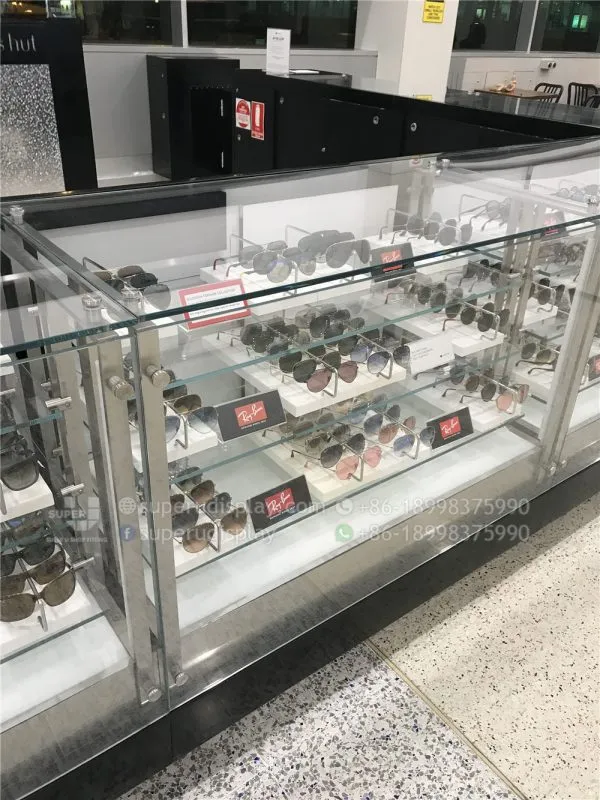 Glass Sunglasses Optical Shop Display Counter Cabinet - Image 4