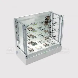 Glass Sunglasses Optical Shop Display Counter Cabinet