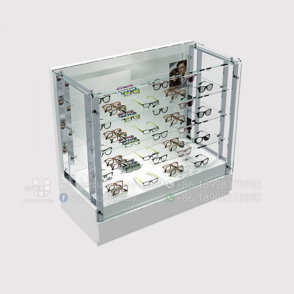 Glass Sunglasses Optical Shop Display Counter Cabinet