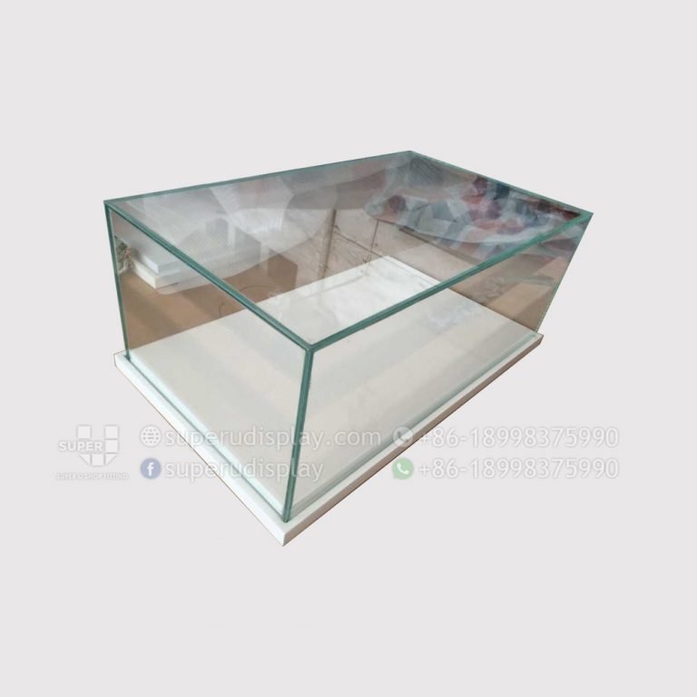 Custom High Tempered Glass Countertop Mobile Cell Phone Display Case