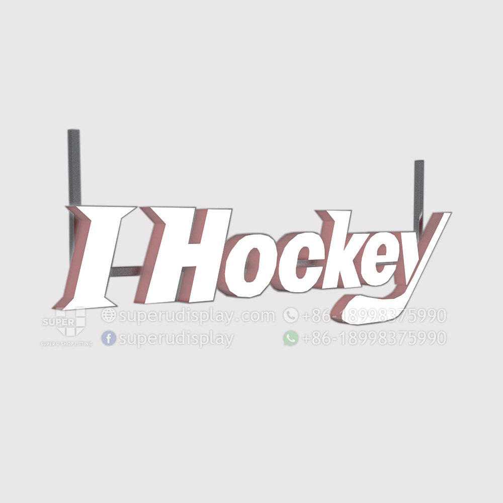 Custom Ice Hockey Store Logo Signage for Retail Shop, Store Display Design Manufacturer Suppliers