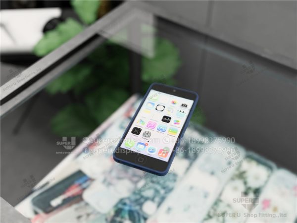 Vintage Metal & Wood Mobile Phone Shop Display Counter - Image 5