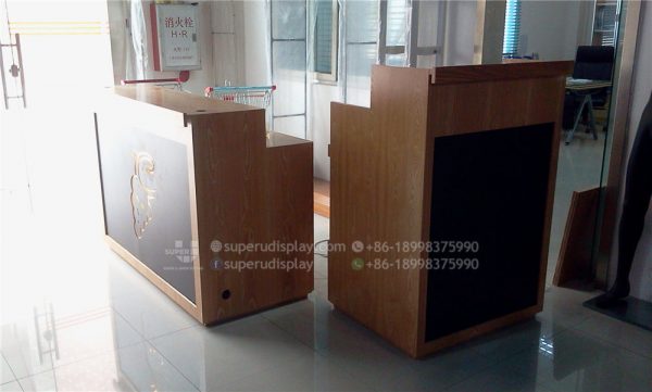 Modern Wine Store Furniture Cashier & Reception Desk - Image 3