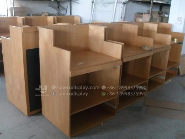 Modern Wine Store Furniture Cashier & Reception Desk - Image 4