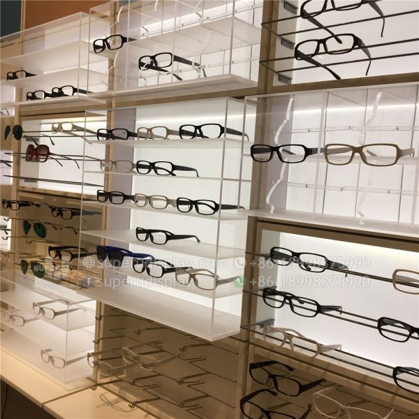 Modular Wall Mounted Sunglasses Display Rack Showcase - Image 7
