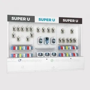 Pegboard Display with Hooks Wall Phone Case Display Rack