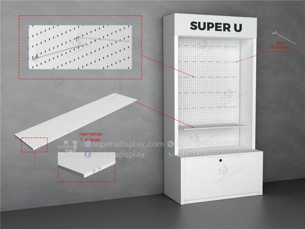 Pegboard Display with Hooks Wall Phone Case Display Rack - Image 6