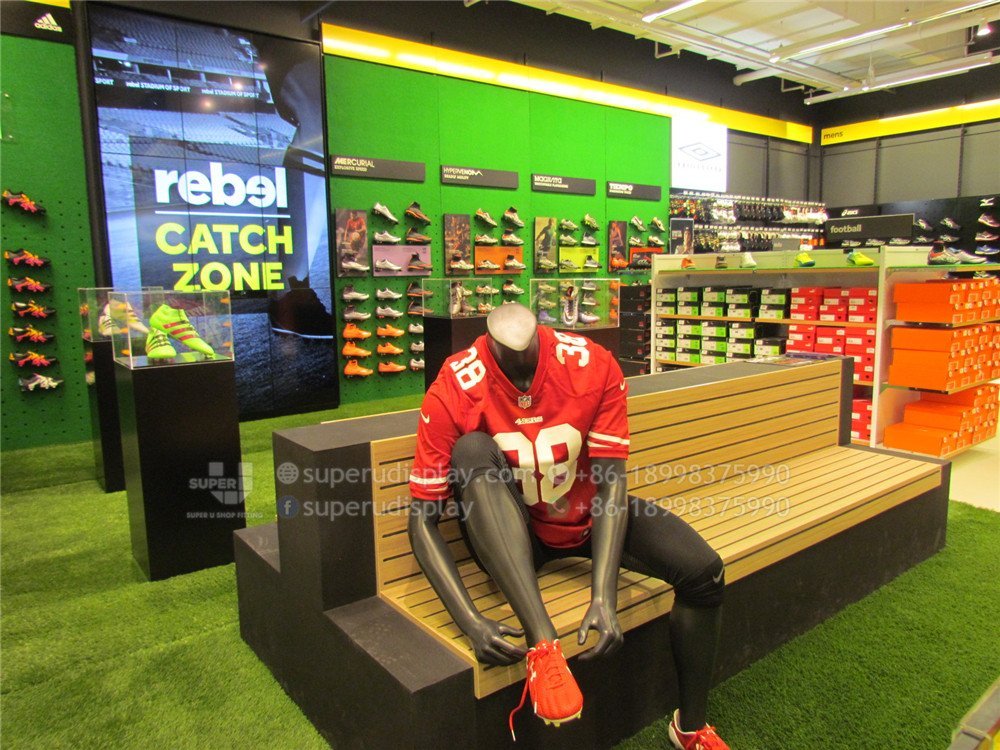 stimuleren Begraafplaats toon Custom Sports Shop Design, Retail Sport Store Interior Design