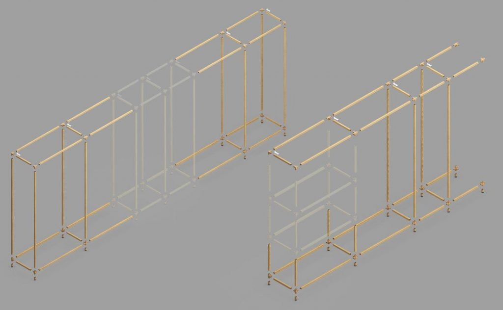 Self Assembly Modular Display Rack Super U Display Group
