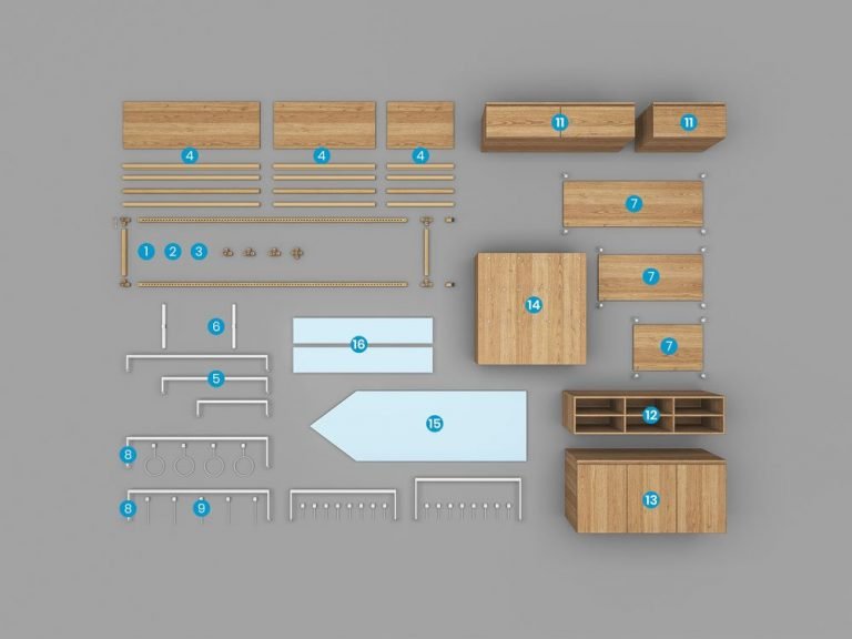 Self Assembly Modular Display Rack Super U Display Group