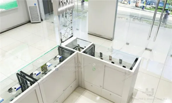 High Tempered Glass Mobile Phone Display Cabinet - Image 5