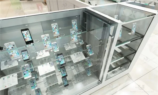 High Tempered Glass Mobile Phone Display Cabinet - Image 3