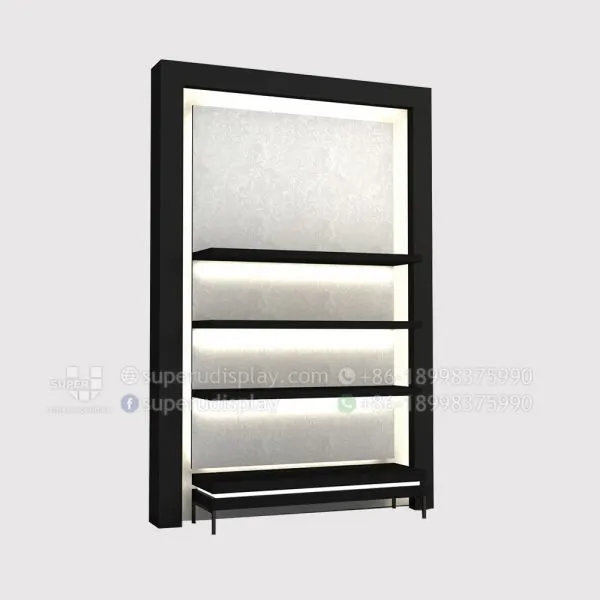 Wall Chocolate Display Shelf with LED Lights