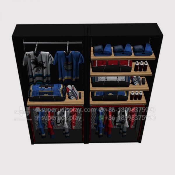 Wall Ice Hockey Jersey Display Rack - Image 2